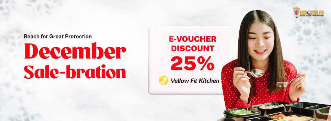 e-Voucher Discount 20% dari Yellow Fit Kitchen