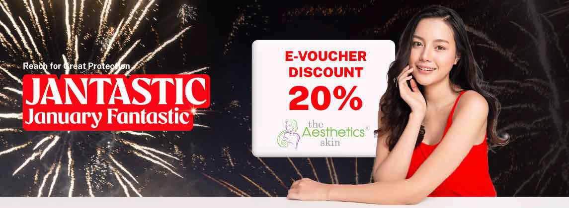 e-Voucher Discount 20% The Aesthetics Skin Clinic