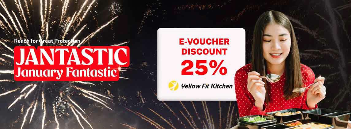 e-Voucher Discount 25% dari Yellow Fit Kitchen