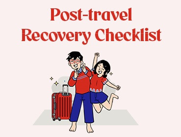 Post-travel recovery checklist