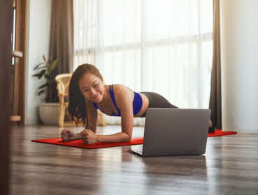 Get active with online workouts