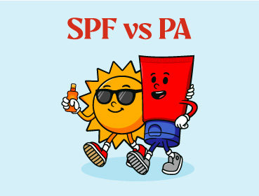 Here comes the sun: SPF vs PA