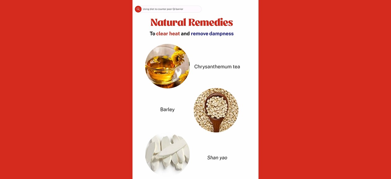 Using TCM remedies to counter acne and eczema