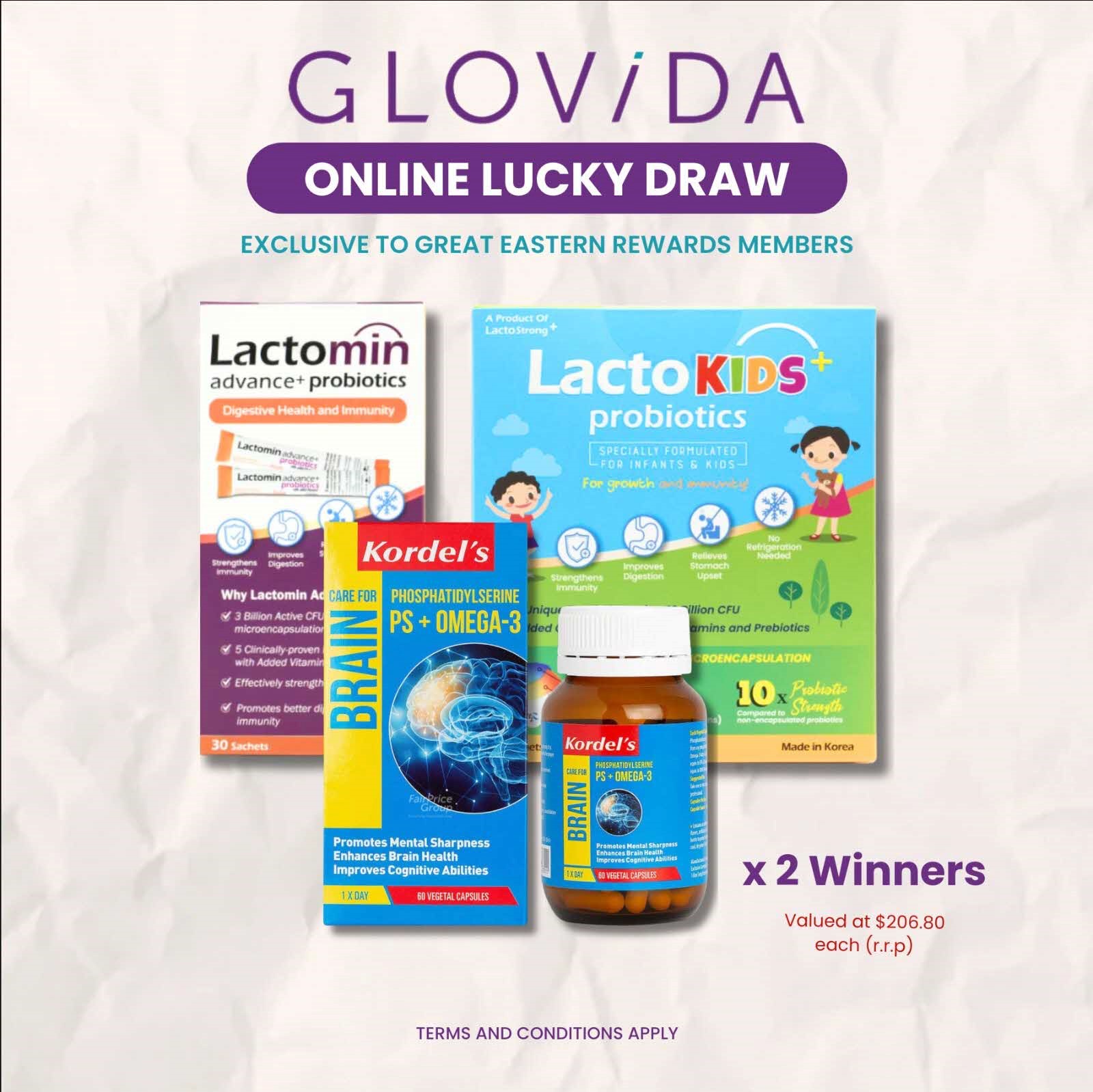 Glovida online prize