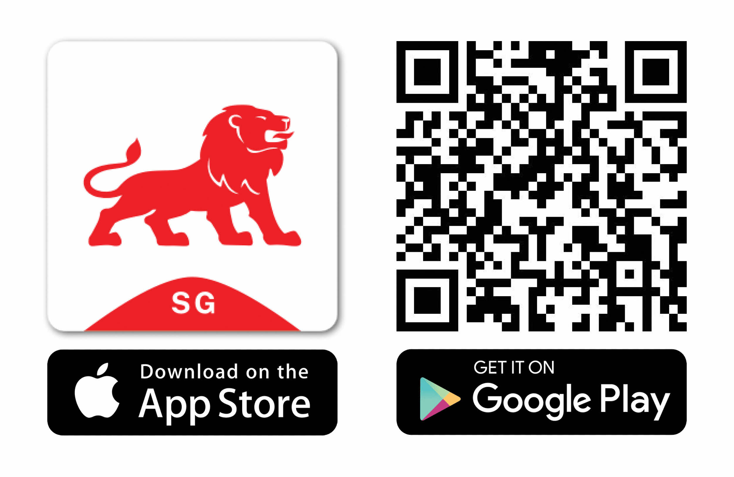 Scan the QR Code to access Great Eastern App today