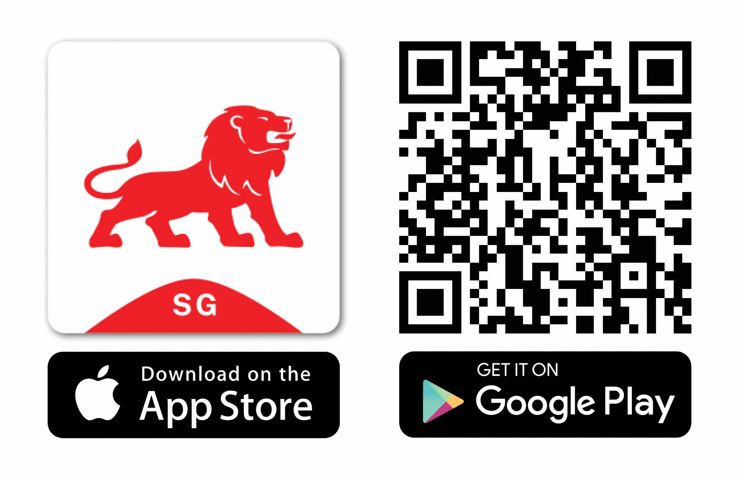 Scan the QR Code to access Great Eastern App today