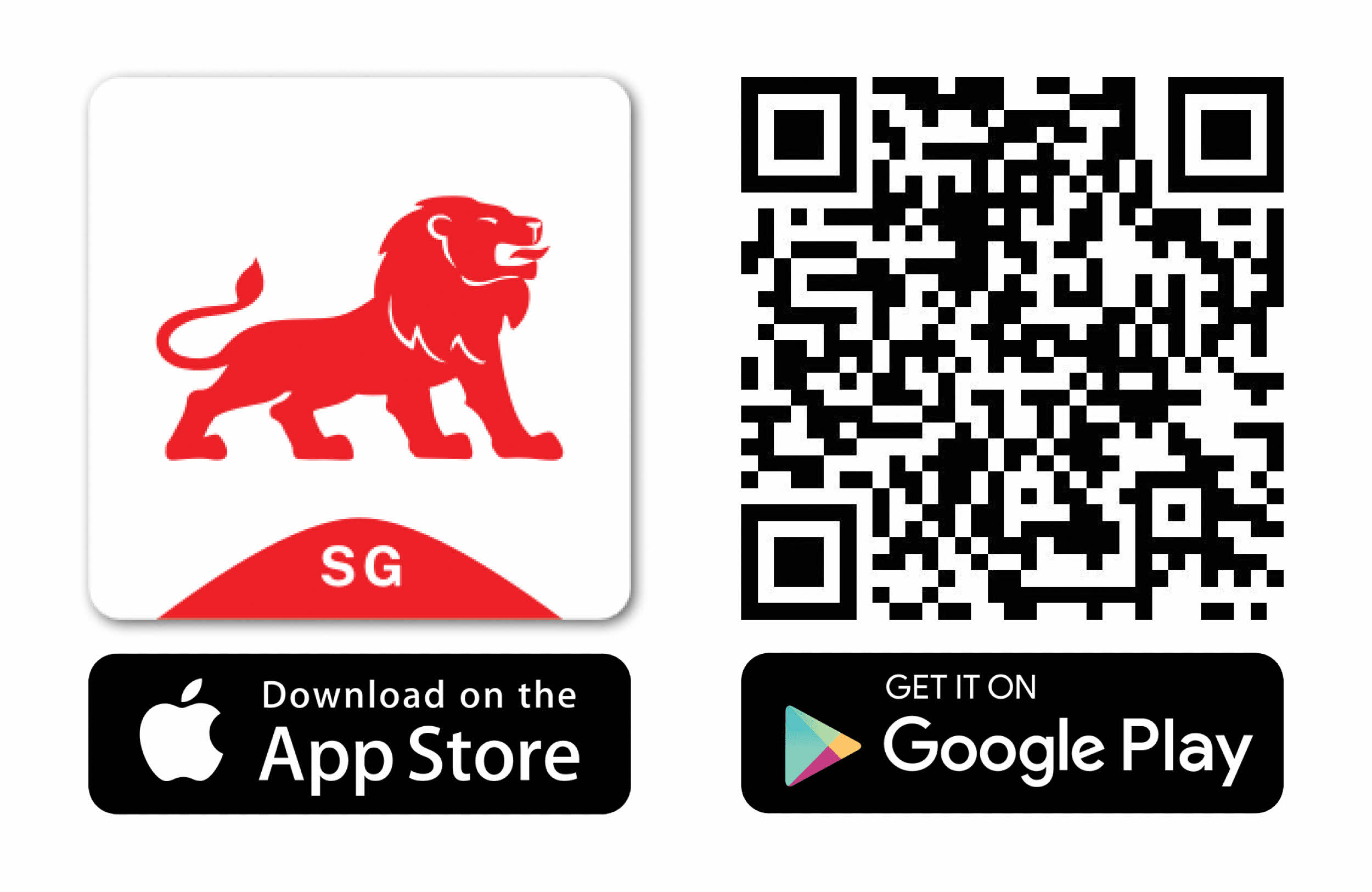 Scan the QR Code to access Great Eastern App today