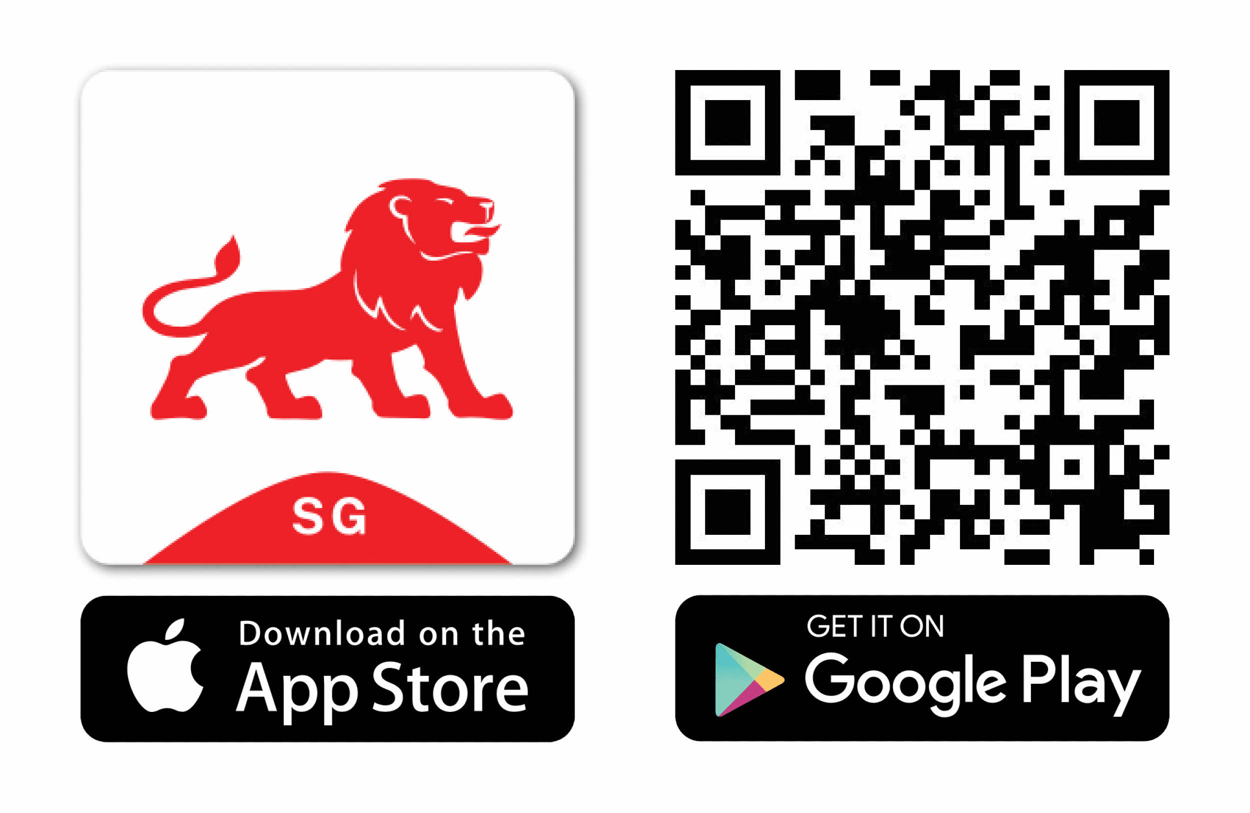 Scan the QR Code to access Great Eastern App today