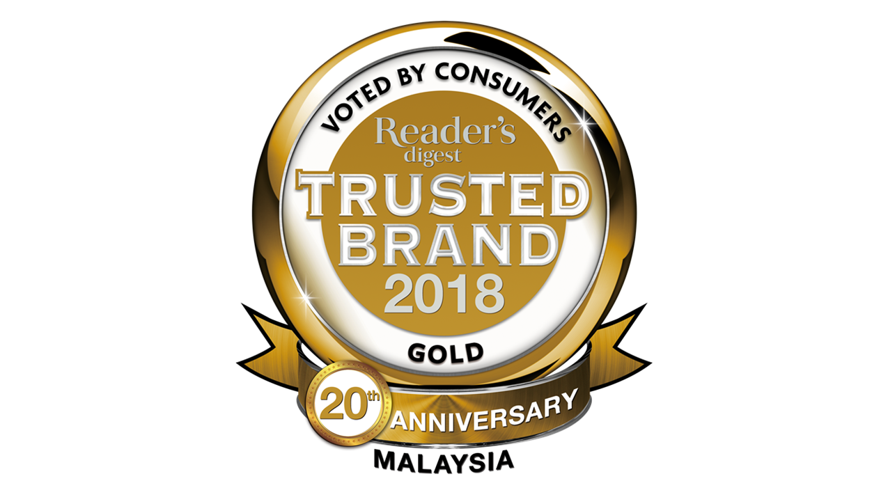 Reader's Digest 2018 Trusted Brand Award