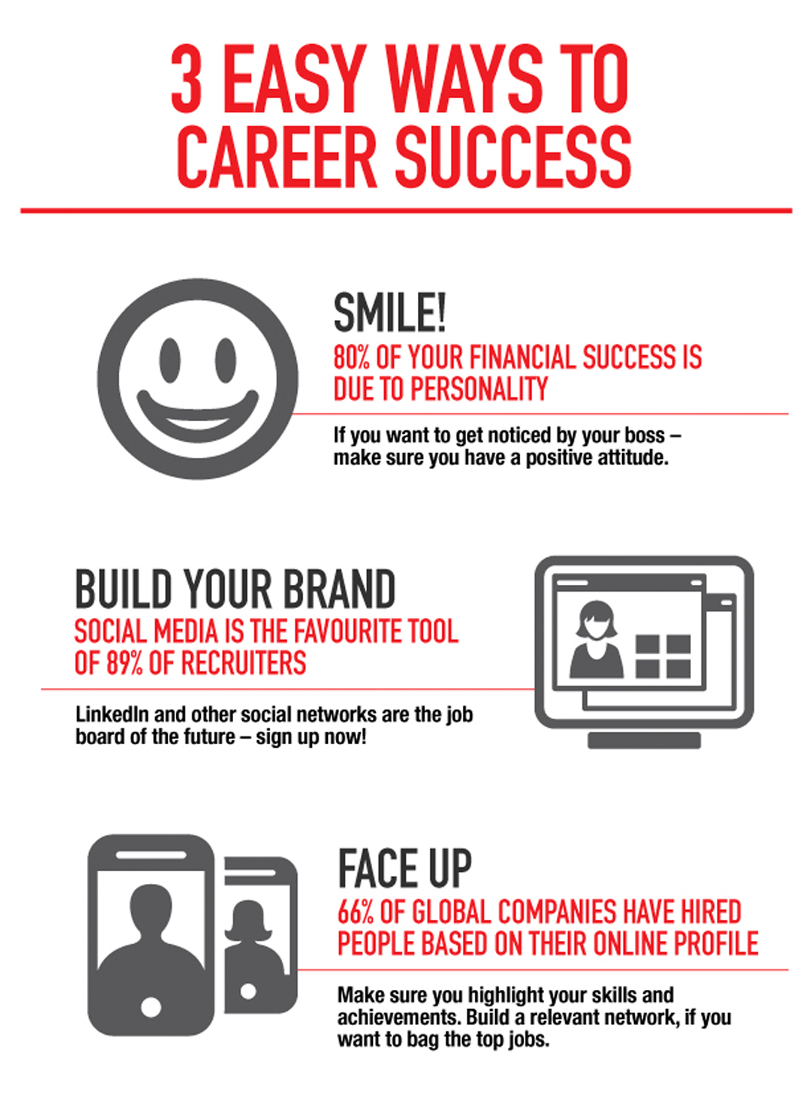 3 easy ways to career success