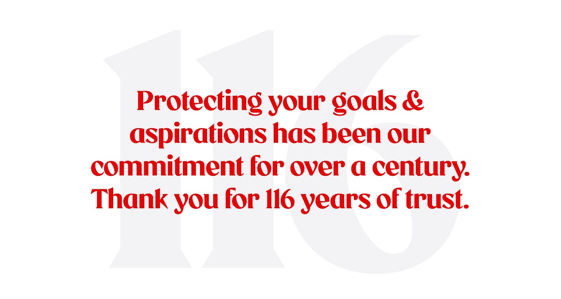 GELM 116th Anniversary - Thank you for 116 years of trust