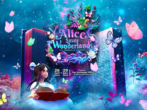 Alice Saves Wonderland: The Immersive Journey exhibition