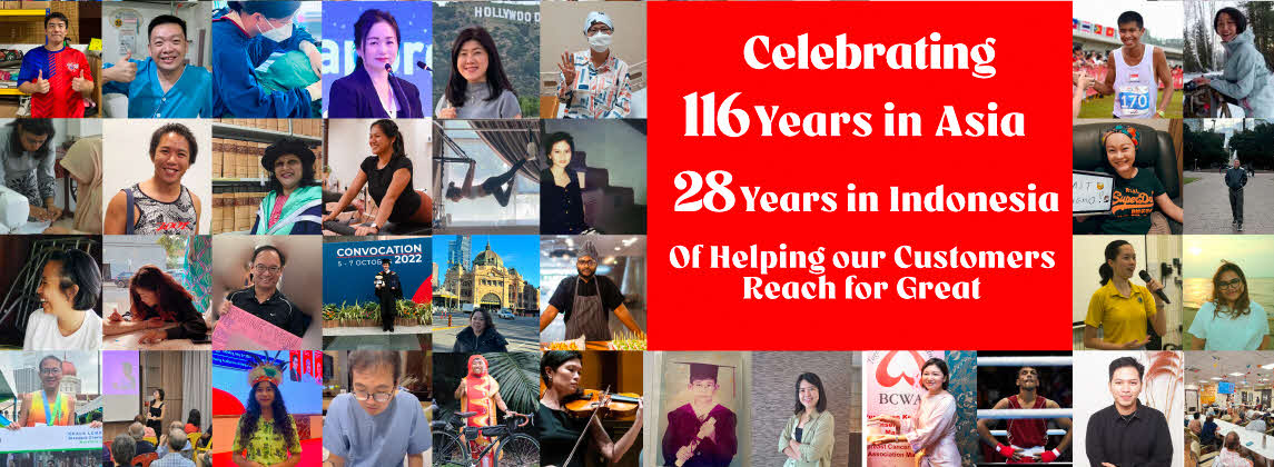 Celebrating 116 years in Asia and 28 years in Indonesia